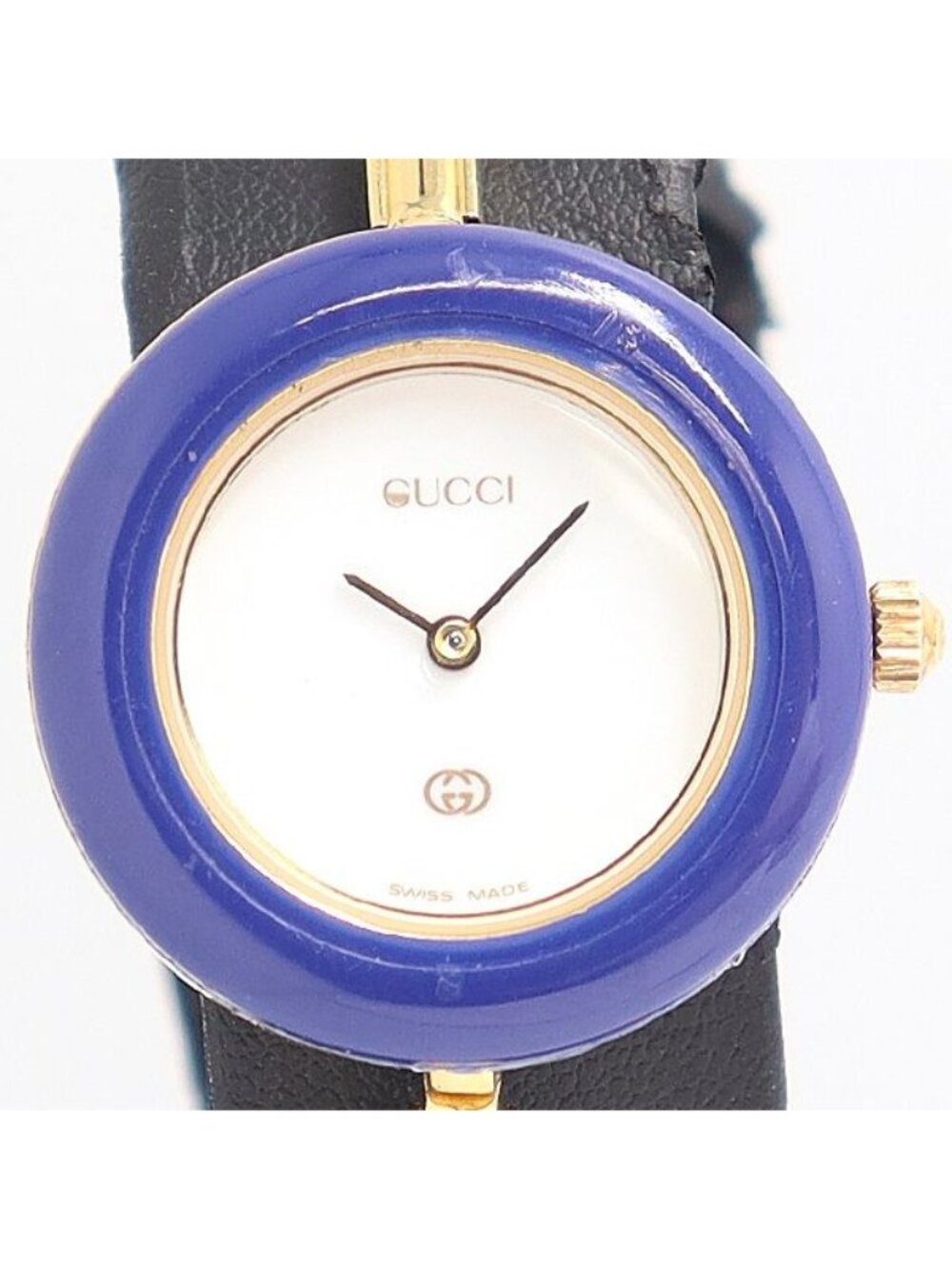 Gucci Bangle Watch White Dial